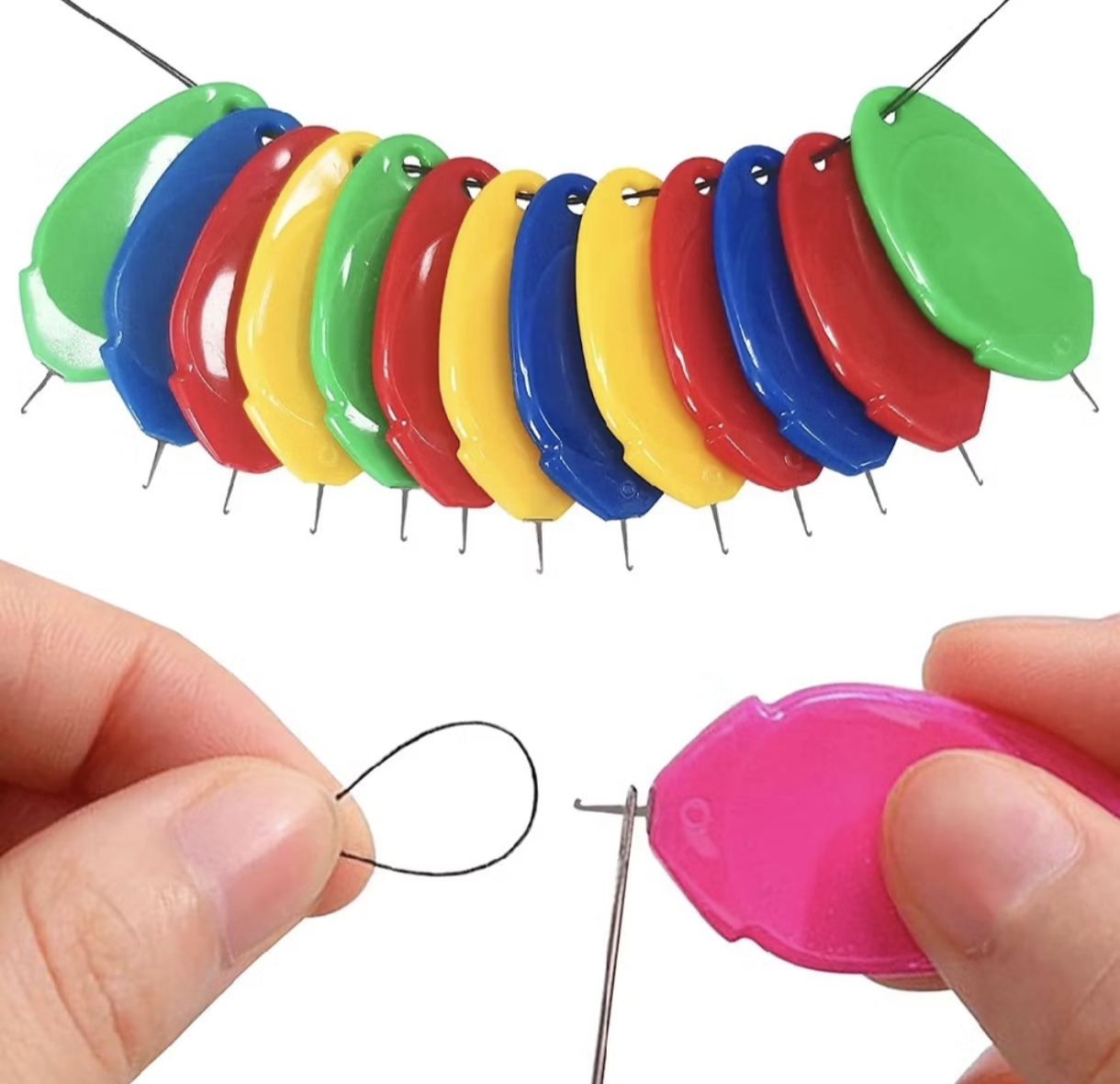 Mata Nenek Alat Bantu Pasang Benang Jarum Jahit - Needle Threader DIY Aksesori