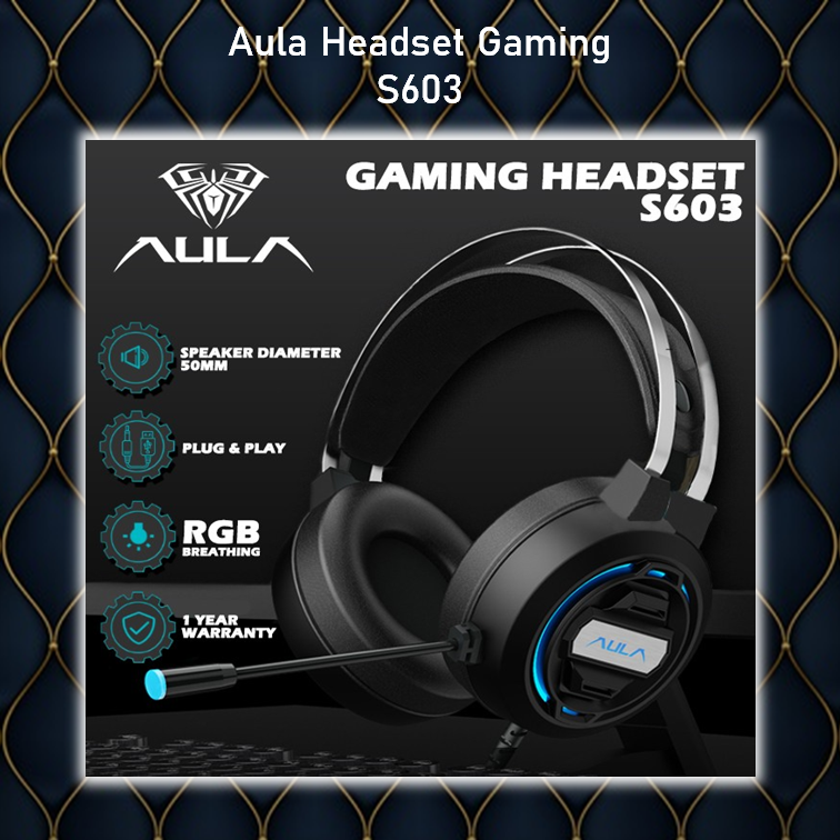 Headset Gaming AULA S603 – RGB Breathing