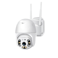 V380 PRO 5MP Kamera CCTV Luar Ruangan Jarak Jauh IP65 Waterproof Outdoor WiFi Wireless Full-Color CCTV Camera PTZ 1080P IP Kamera Two-Way Audio Voice 360° Auto Tracking