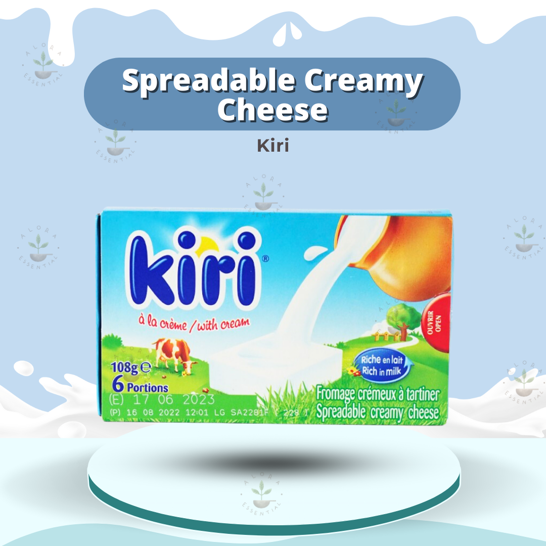 Keju Kiri Cream Cheese 108gr / Keju Kiri Mpasi bayi / Kiri Cheese