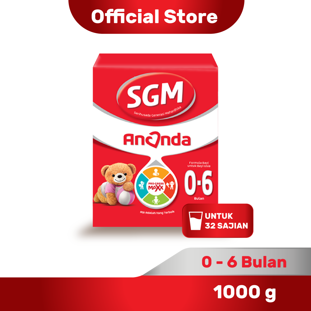 SGM Ananda 1 (0-6 Bulan) Formula Bayi Bubuk 1000 GR