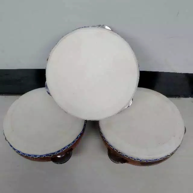 Rebana Hadroh Alat Musik Terbangan Untuk Anak Diameter 16 Cm 18 Cm dan 20 Cm