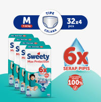 [Paket isi 4] Sweety Max Protection - Sweety Silver Upgrade M32 (7-12kg)