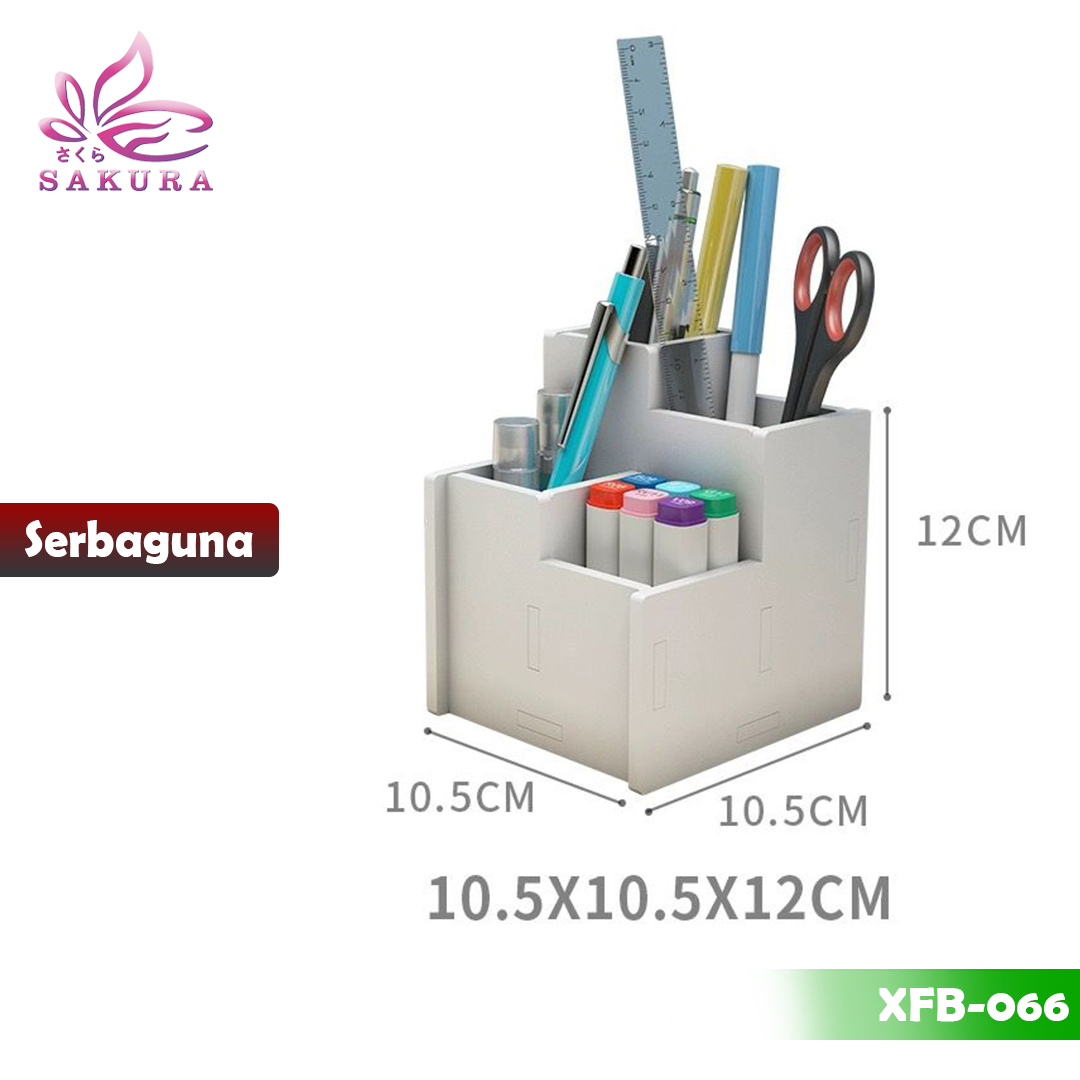 Rak Meja Lemari Penyimpanan Multi Lapis Kotak Alat Tulis Kecil Multifungsi Kreatif Di Desktop - SOSOYO
