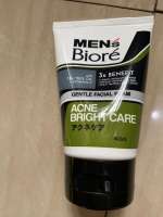 [40 GR] MENS BIORE FACIAL FOAM ACNE BRIGHT CARE - BRIGHT ENERGY - COOL OIL CLEAR - 40GR