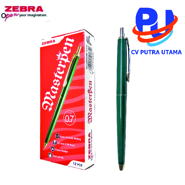 Pulpen Zebra Masterpen Fine 0.7 mm Classic