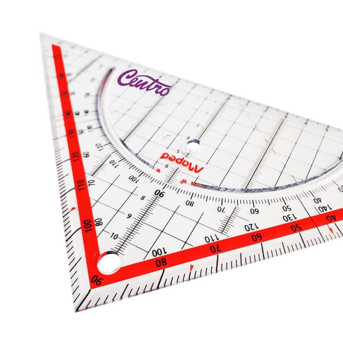Maped Penggaris Segitiga Teknik Pegangan Geo Technic Ruler 26 Cm
