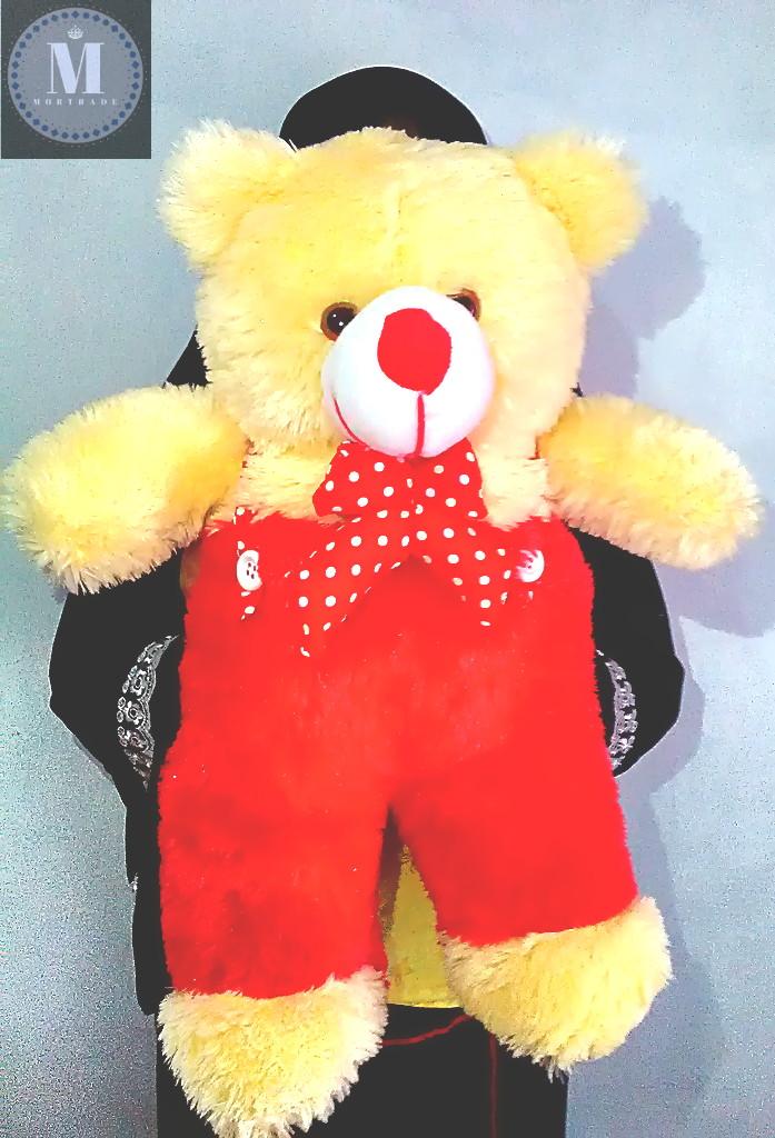 Raja Boneka  Boneka  Beruang  Teddy Bear Giant Dark Pink Topi 