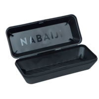 NABAIJI Grooved Case Kacamata Renang - Black