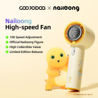 GOOJODOQ High Speed Turbo kipas angin Minifan Portable Handheld Kipas Brushless 100 Gear Strong Wind Digital Display Kipas
