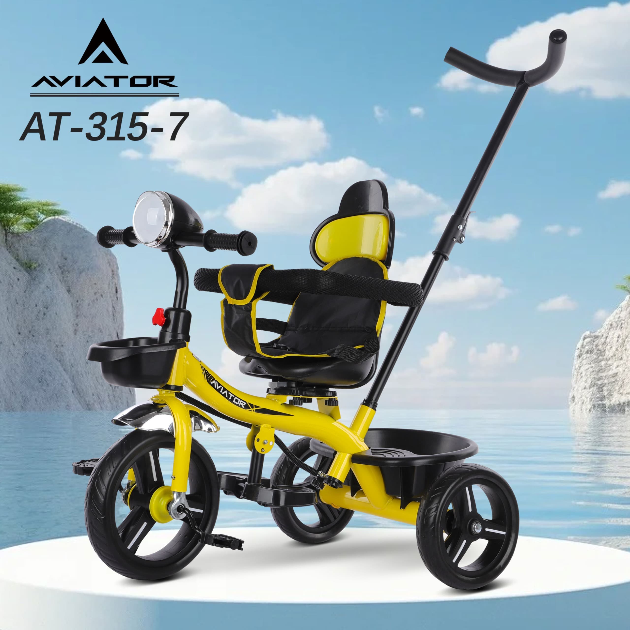 Sepeda Anak Roda 3 Tiga Aviator AT-315-7 Tricycle Stroller by Pacific / AT 125-7 / ET 725 / F-8105 / 308-7 / 306-7 / AT 105-7 / ET-605-7 (3 IN 1) / ET-725A