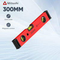 Mitsushi Spirit Level Waterpass Magnet Penggaris Pengukur Horizontal Alat Pengukur Panjang Ukuran 30/40/50/60/80/100CM Aluminium Magnit Level