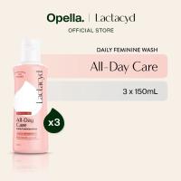 Lactacyd All Day Care Feminine Wash 3x150ml - Pembersih Kewanitaan untuk Melindungi dari Gatal dan Iritasi