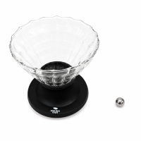 One Two Cups V60 Coffee Dripper Alat Seduh Kopi Manual Kaca 1-4 Cup - VD-40R