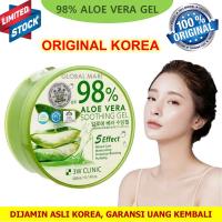 3W Clinic Aloe Vera Soothing Gel 98% 300ml ORIGINAL KOREA FAST DELIVERY