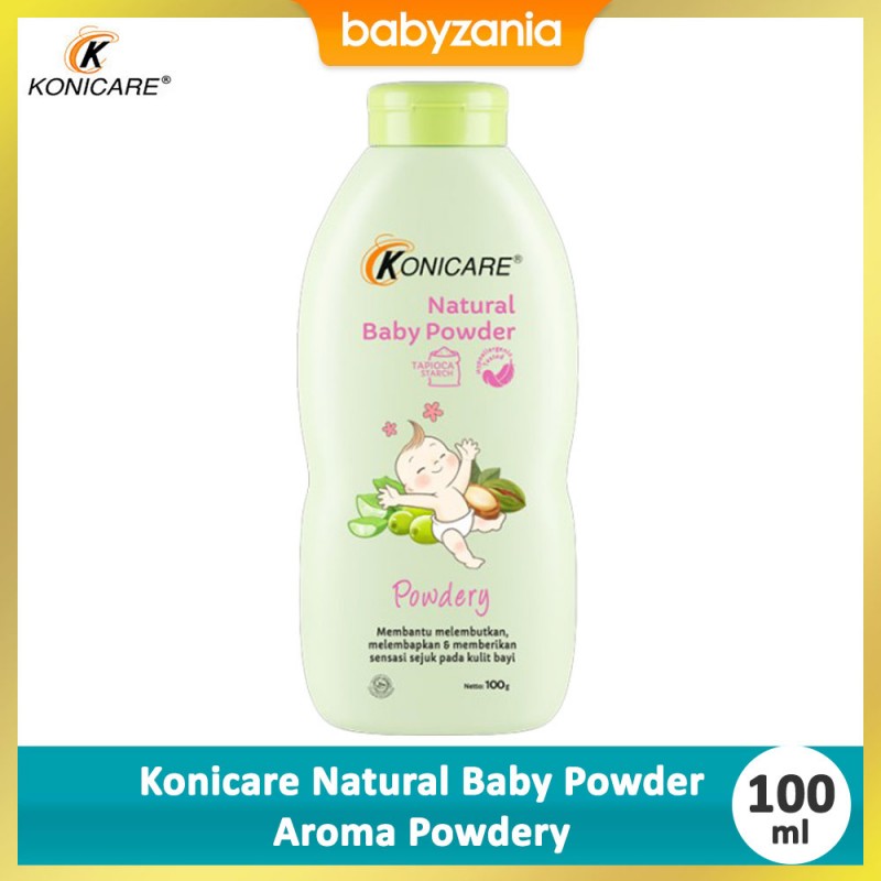 Konicare Natural Baby Powder Bedak Tabur Bayi - 100 gr