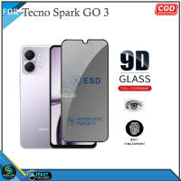 Promo Tempered Glass Esd Spy Tecno Spark GO 3 Full Cover Layar