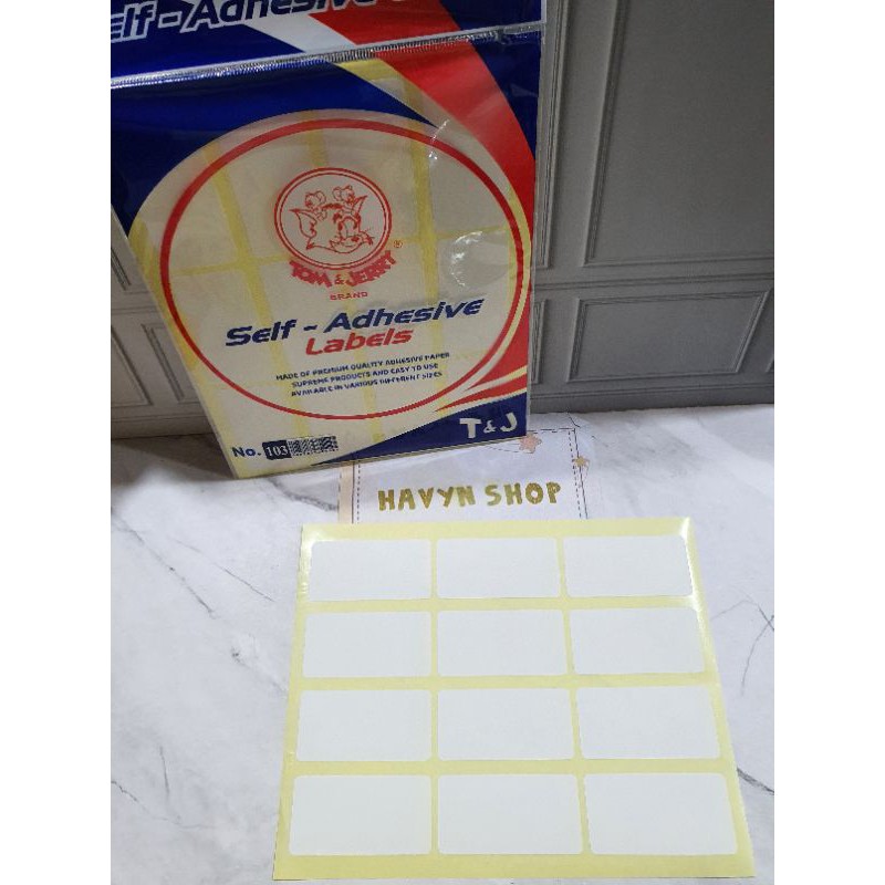 label nama/label/sticker/label kertas/tom jerry