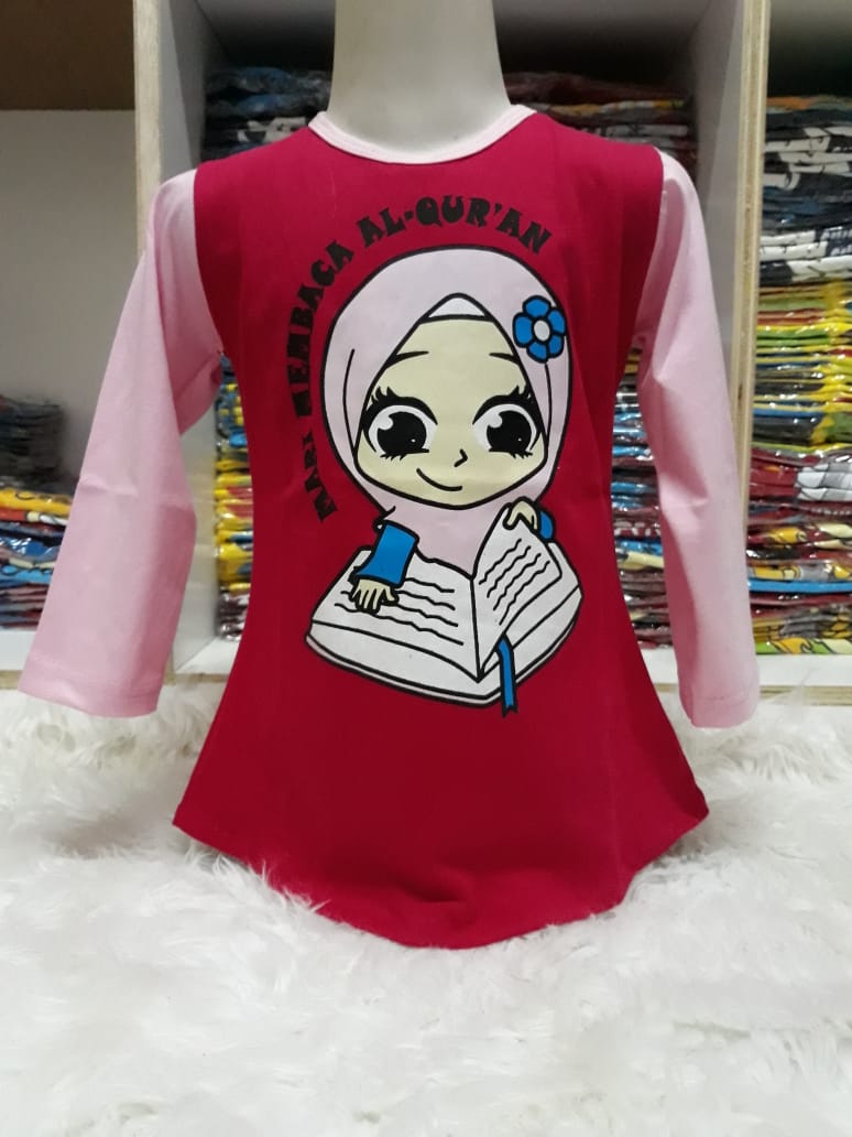 KAOS ANAK PEREMPUAN PANJANG 2-7 TAHUN kaos anak perempuan panjang 2-7 tahun