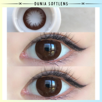 SOFTLENS MYSTICEYES BIG EYES SERIES BLACK BROWN 14.5MM NORMAL & MINUS FREE LENSCASE -DS