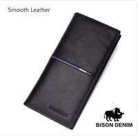 Bison Denim-Dompet Panjang Pria Premium Smooth Leather ( N4437-1BP )