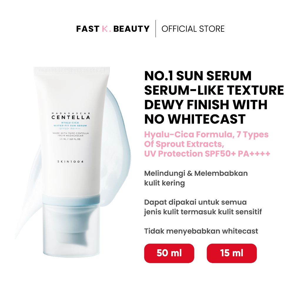 SKIN1004 Madagascar Centella Hyalu-Cica Water-Fit Sun Serum SPF50/PA++++ 15ml