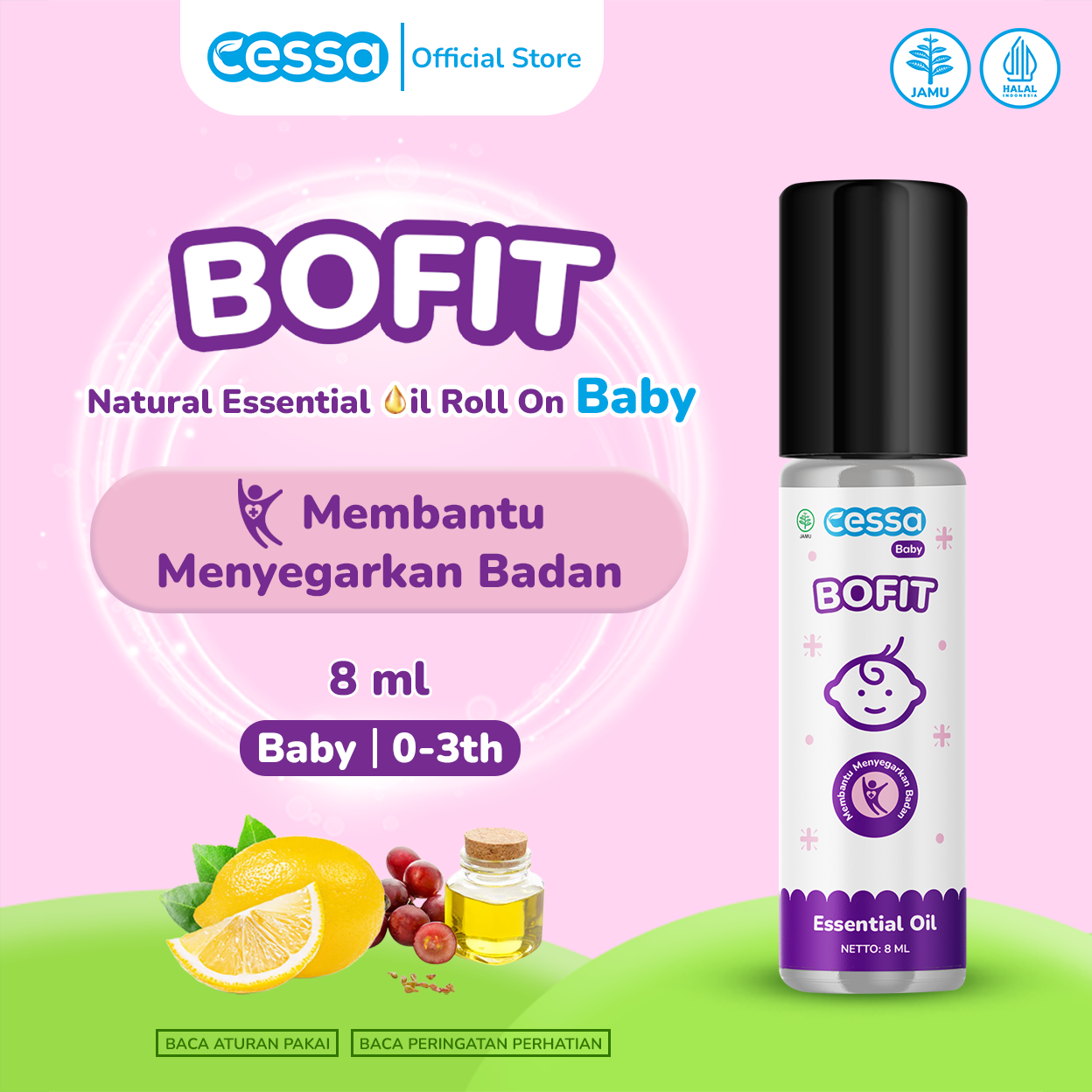 Cessa Baby Bofit - Natural Essential Menyegarkan Tubuh