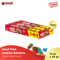 GOOD TIME Rainbow Chocochips Cookies 26.5gr  Isi 12 Pcs [1 Pack]