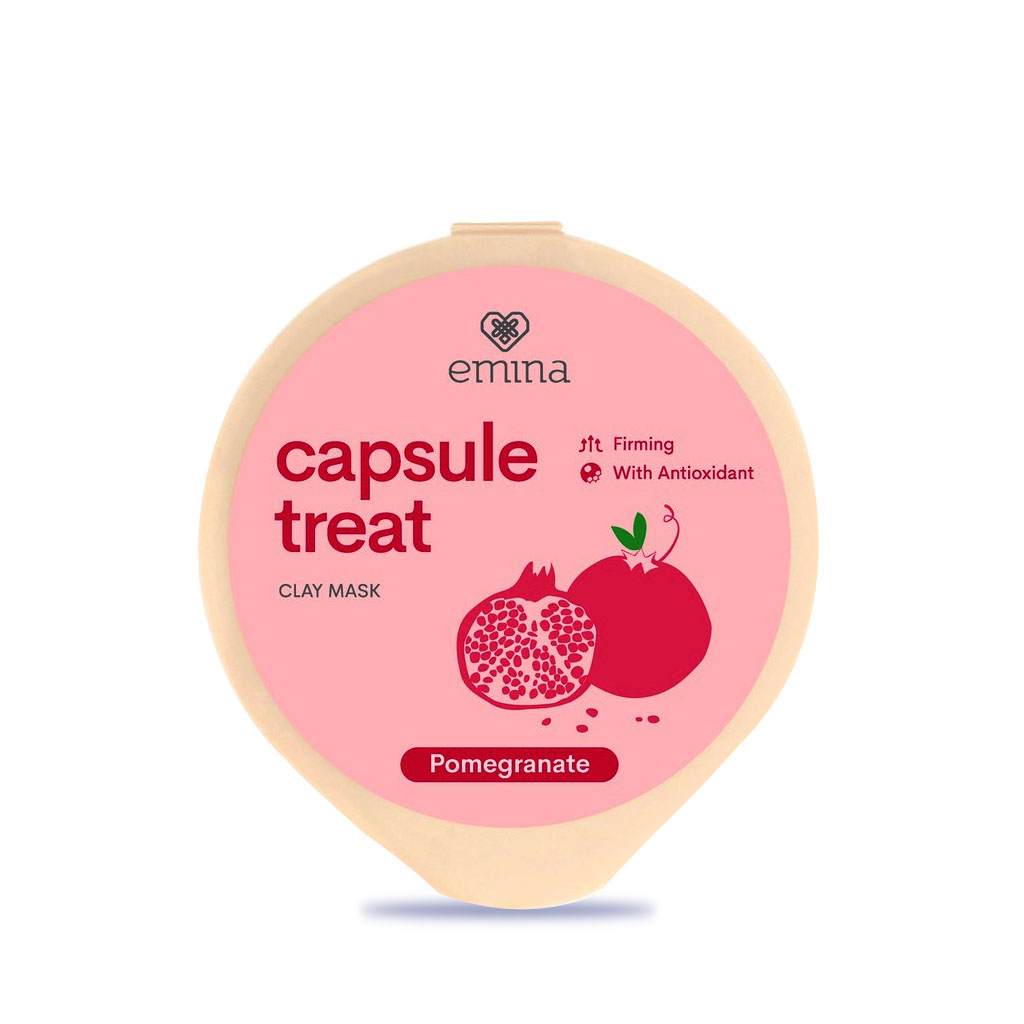 Emina Capsule Treat Clay Mask - Pomegranate 10 ml