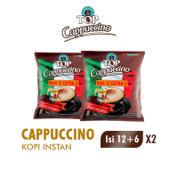[Paket isi 2] TOP Coffee Kopi Cappucino Bag (12+6)x22gr