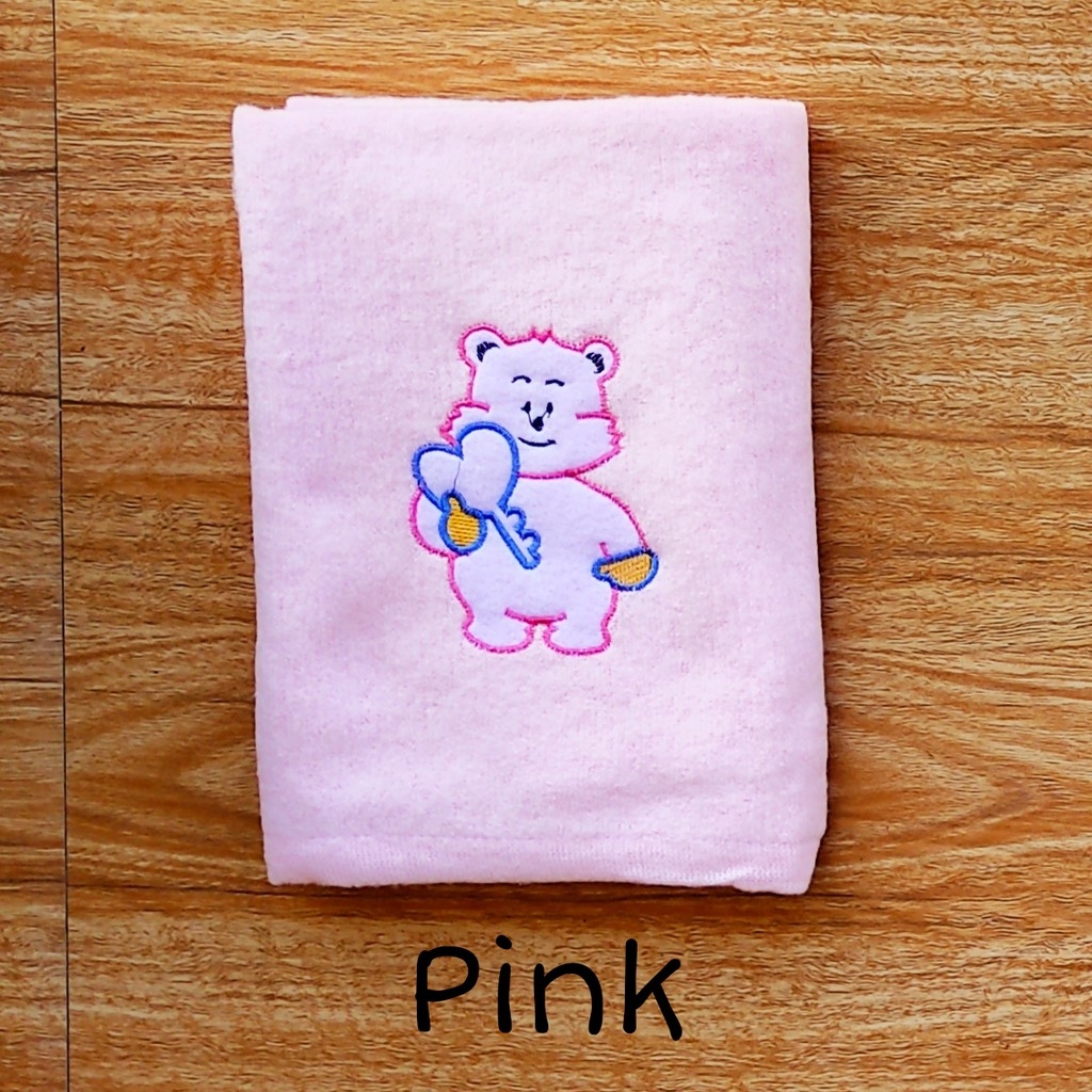 SUPER SALE HANDUK BAYI BORDIR IVORI HANDUK BAYI LEMBUT BERKUALITAS HANDUK BAYI MURAH BERKUALITAS