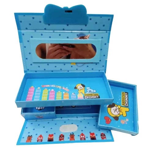 kotak pensil 3D#kotak pensil 3 tingkat karakter lucu#kotak pensil kode karakter