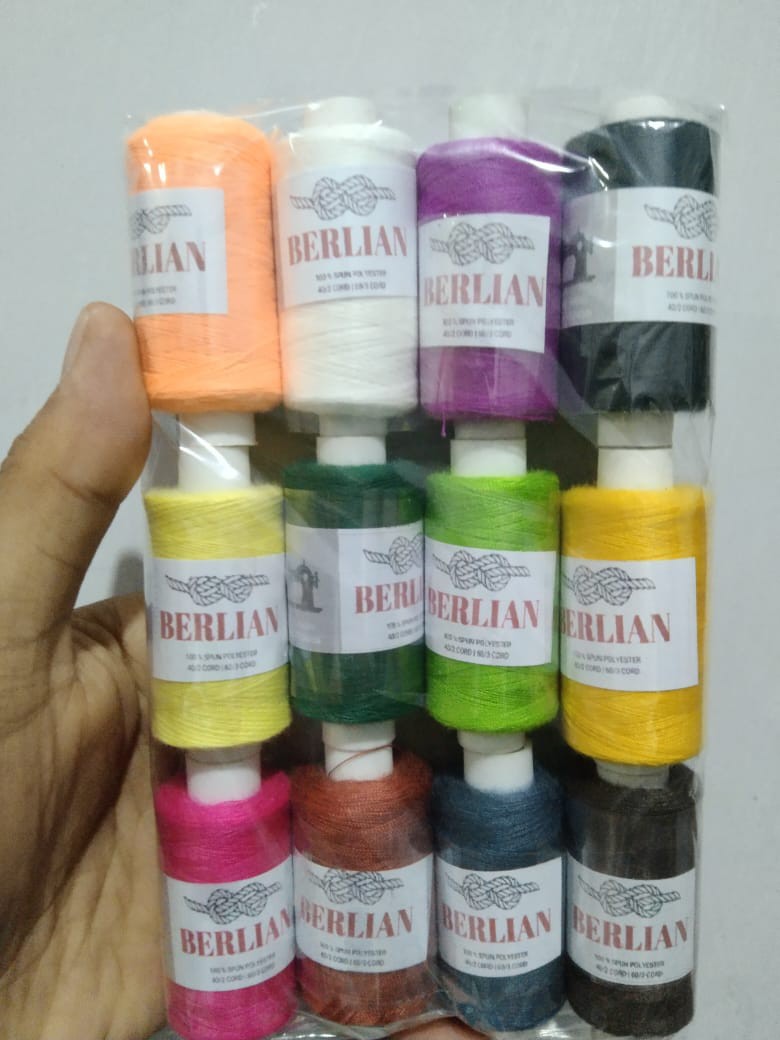 Benang Jahit MURAH KUAT ANTI PUTUS isi 12 pcs // BENANG JAHIT LUSINAN