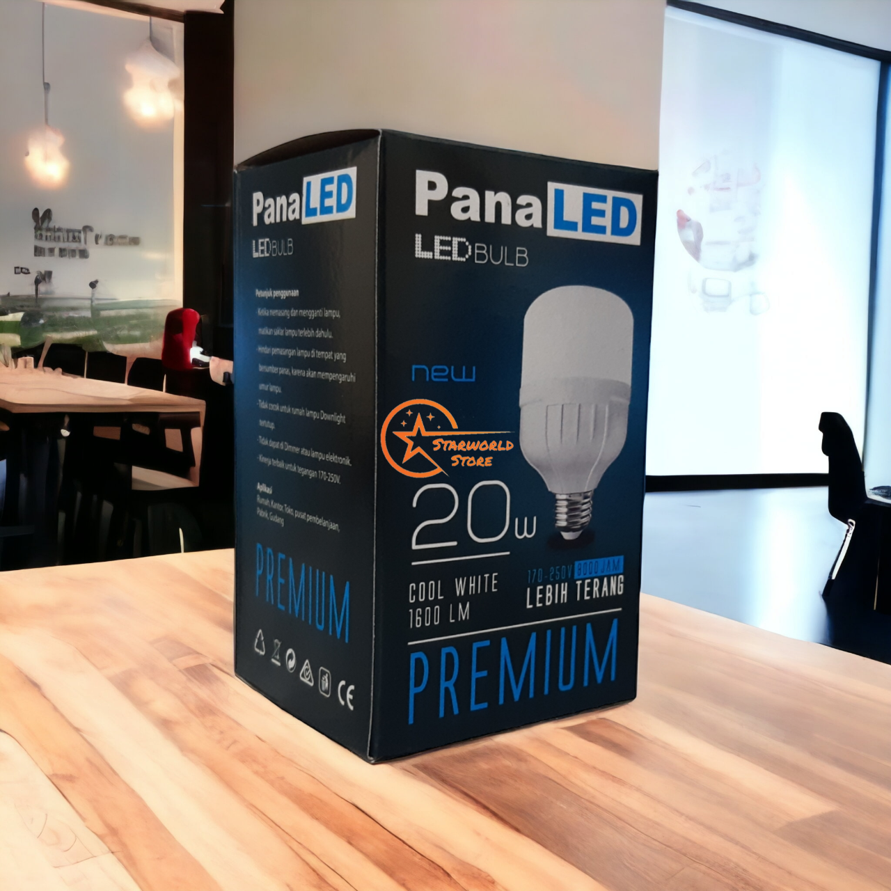 PANALED Premium Lampu Bohlam LED Bulb Capsule 20 Watt - Cahaya Putih