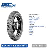 Ban IRC NR91 Enviro 90/90 80/90 70/90 Ring 14 Tubeless Vario Beat Scoopy Spacy Mio Gt M3 Xride Spin