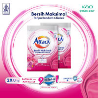 Attack Plus Softener Deterjen Bubuk Semua Jenis Mesin Cuci 1200gr x2