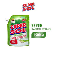 SUPERSOL Pembersih Lantai Karbol Sereh 1500ml