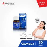 Oxyvit Vitamin D3 1000 IU 60 Softgel | Healthy Glowing Skin Vitamin Kalsium Kulit Kuku Rambut Sehat