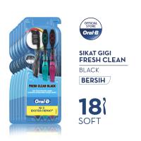 Oral-B Sikat Gigi All Round Fresh Clean Black isi 3 pcs x6