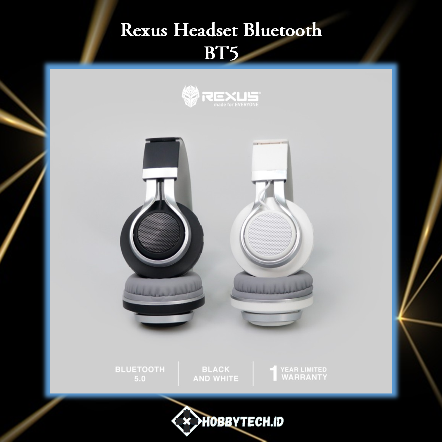 Rexus Headset Bluetooth BT5