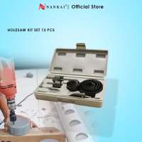 Holesaw Kit Set - Holesaw Mata Bor Pelubang Kayu Set 13 Pcs Nankai