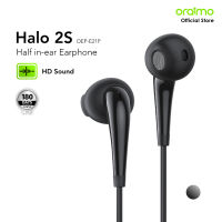 oraimo Headset Berkabel Earphone In-Ear Bass Universal 3.5Mm Jack Hitam Putih Panjang 1.2 Meter OEP-E21P Earphone Headset Kabel Mic Bass Stereo Wired Murah Gaming Sport Black White