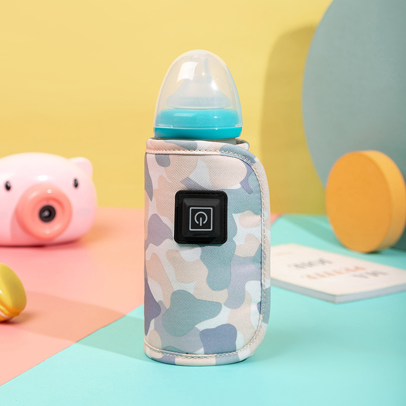 Halo-Halo Tas Penghangat Botol Susu Portable Pemanas Susu Asi Alat Bottle Warmer Penghangat Makanan Travel Dengan USB Untuk Outdoor