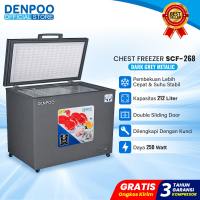 Chest Freezer Denpoo SCF 268CG Kapasitas (235 Liter)