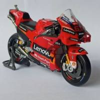Diecast MotoGP 63 Francesco Bagnaia skala 1:6 Bahan Besi harga murah