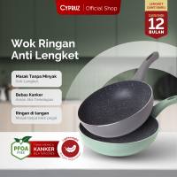Cypruz Wajan Penggorengan Anti Lengket Fry Wok Featherlight Series
