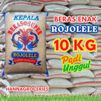 Beras Enak Rojolele 10 kg pulen gratis ongkir murah berkualitas bebas kutu bersih