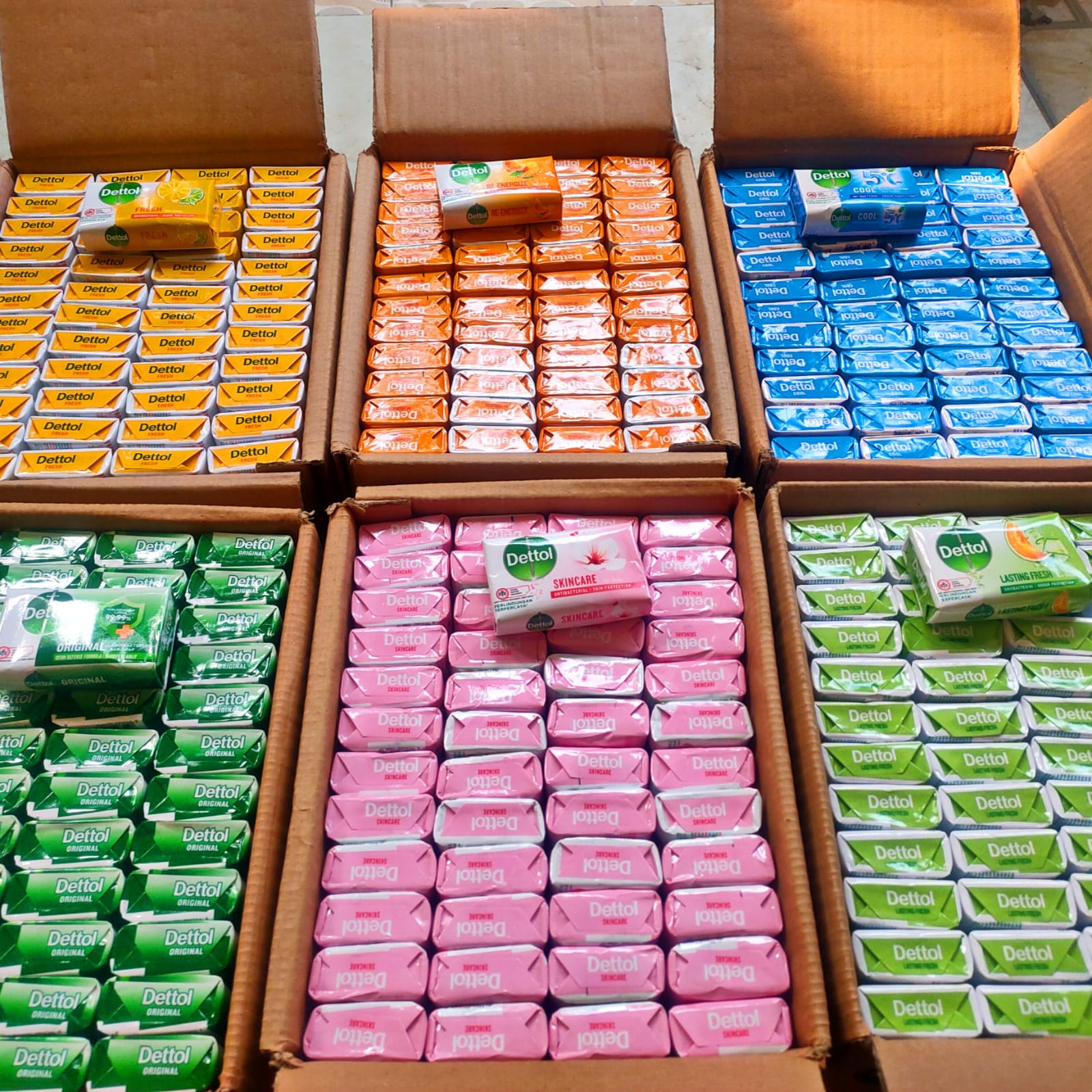 12 pcs DETTOL BATANG RANDOM sabun mandi dettol batang ALL VARIAN 60 gram