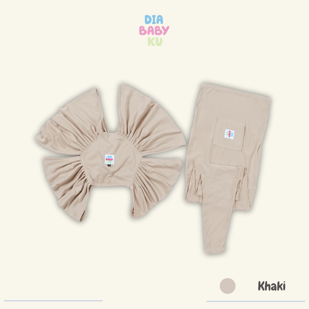 DIABABYKU Gendongan Bayi Instan M Shape 3 in 1 Premium Warna Pastel