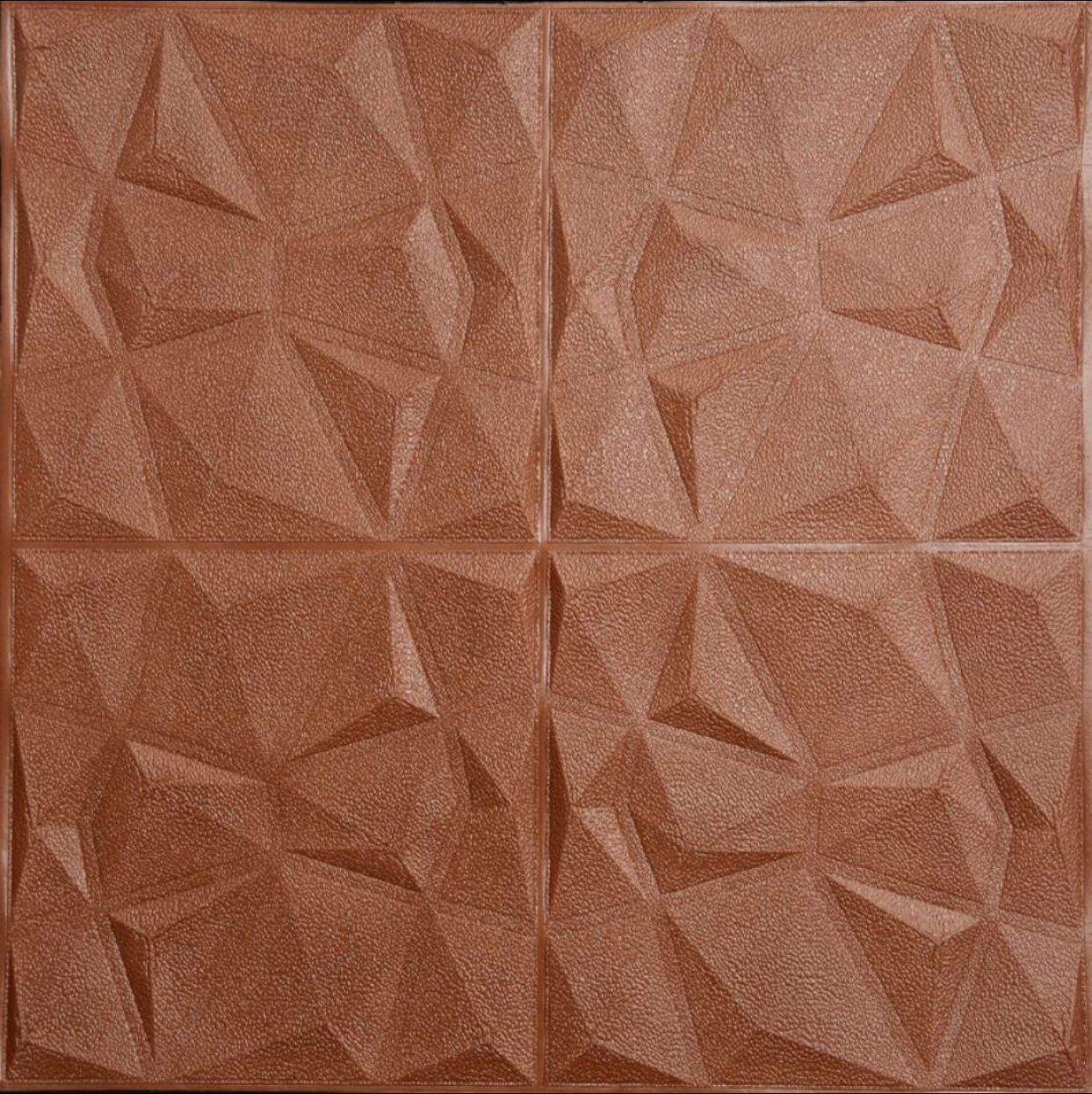 wallpaper dinding 3D anti air dan anti panas motif batik timbul
